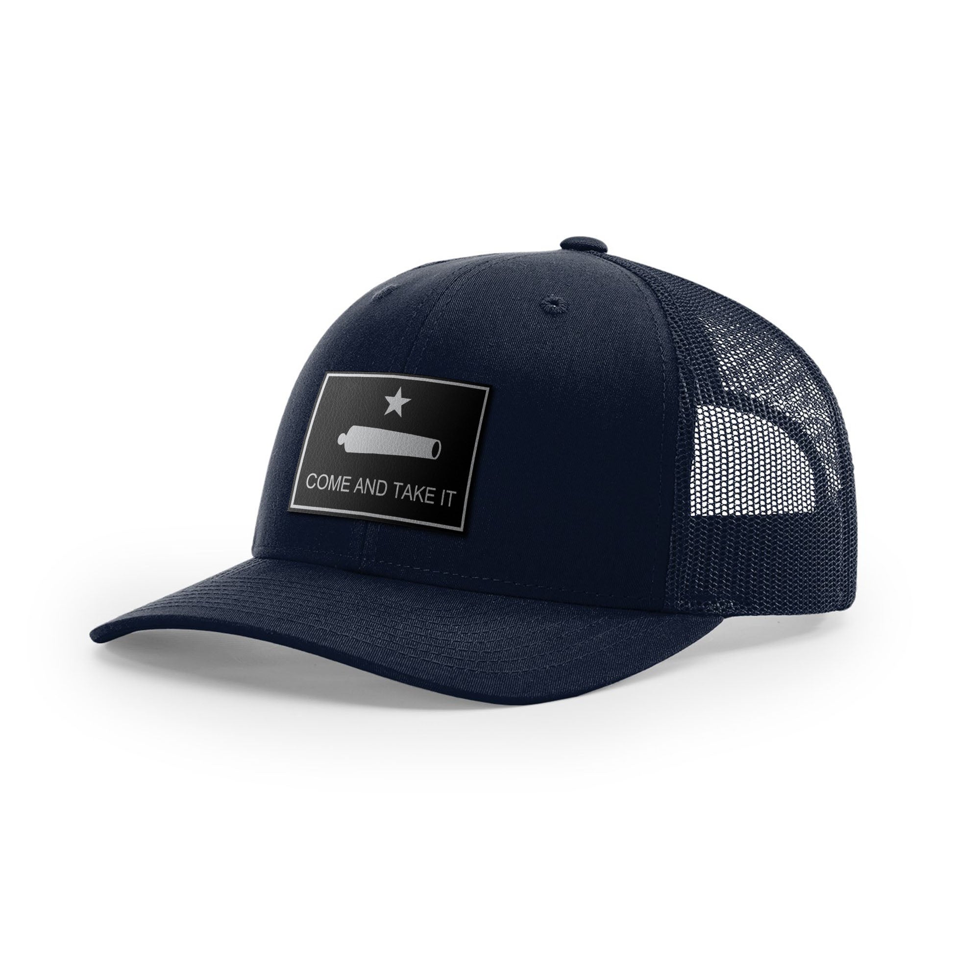 Come And Take It Cannon Trucker Hat - Black