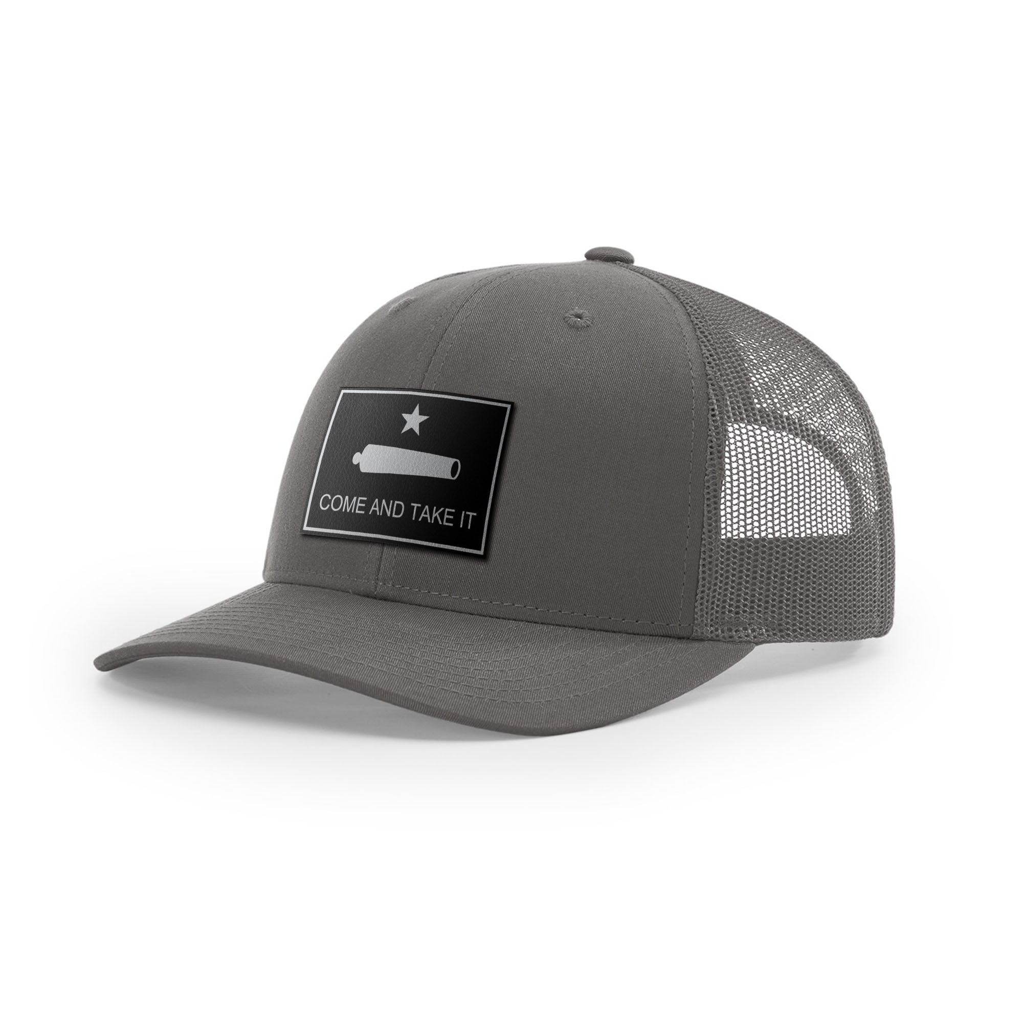 Come And Take It Cannon Trucker Hat - Black