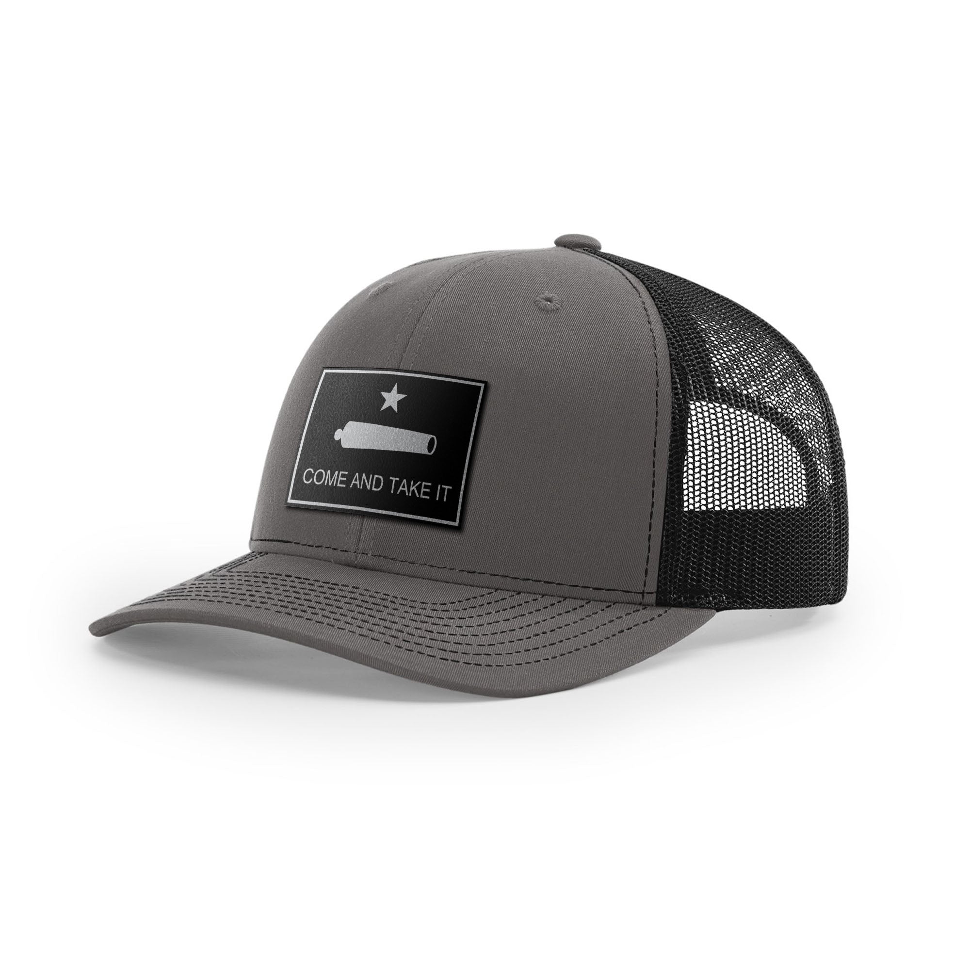 Come And Take It Cannon Trucker Hat - Black
