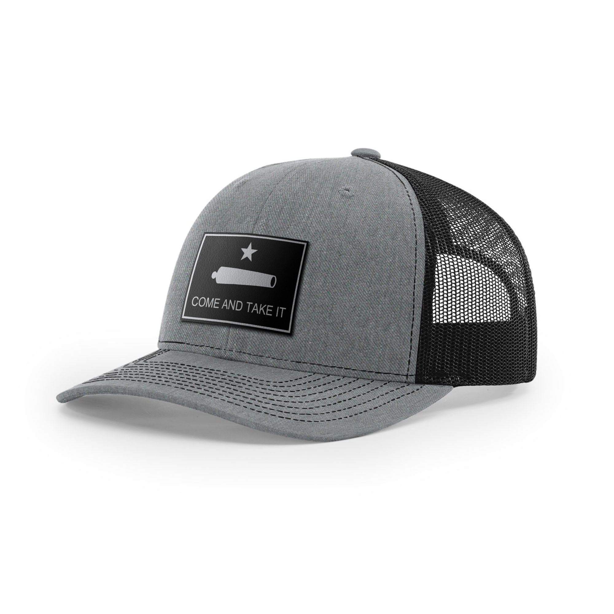 Come And Take It Cannon Trucker Hat - Black