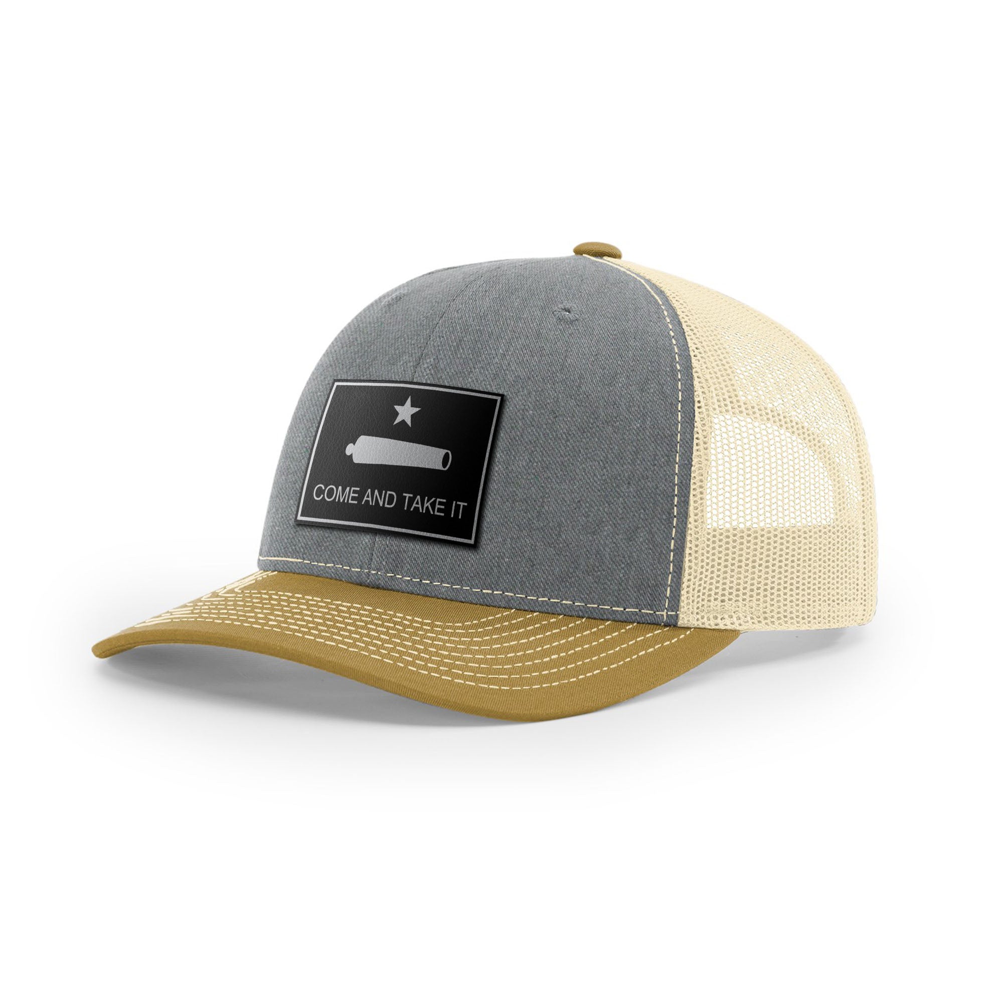 Come And Take It Cannon Trucker Hat - Black