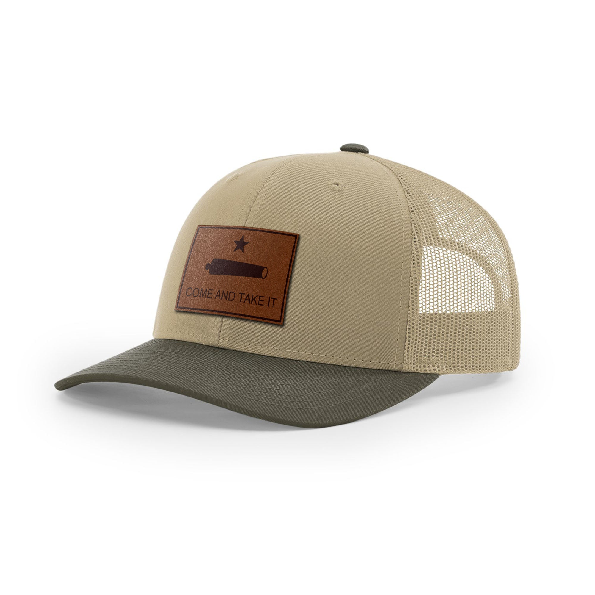 Come And Take It Cannon Trucker Hat - Brown | Ballistic Republic™