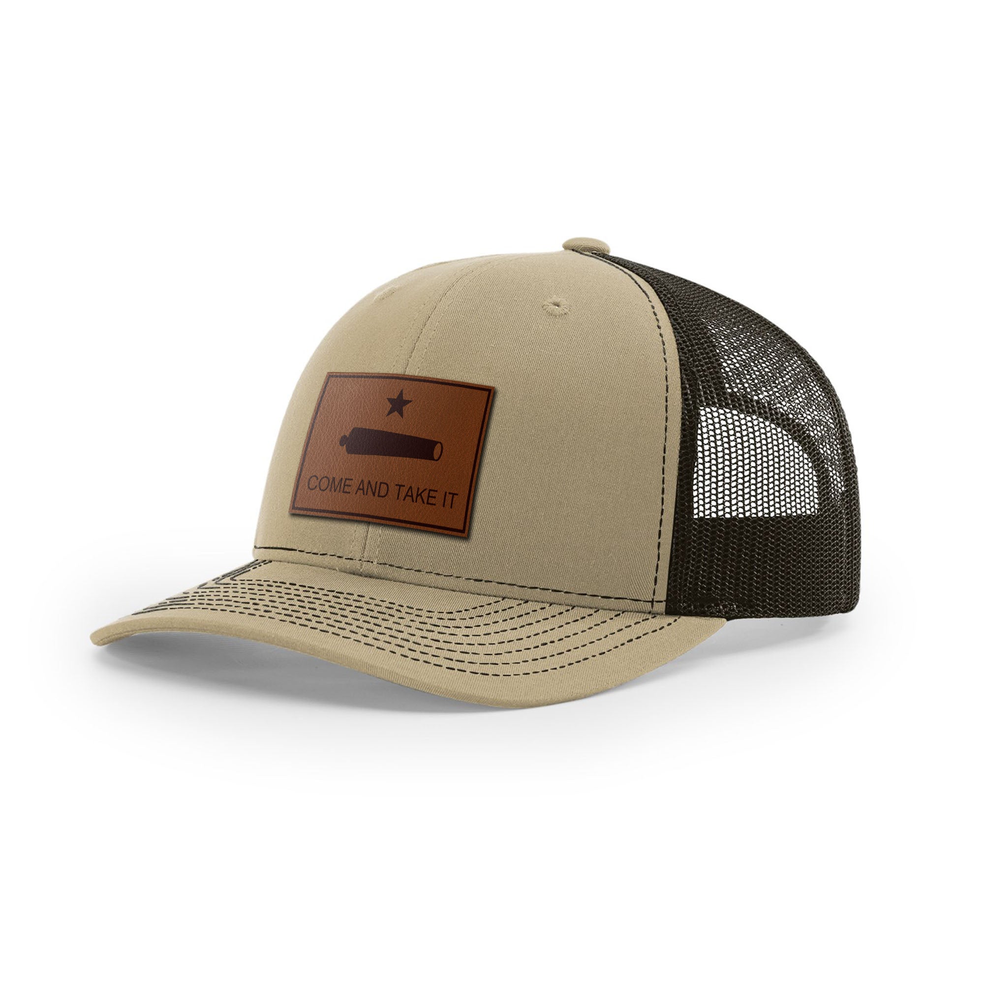 Come And Take It Cannon Trucker Hat - Brown | Ballistic Republic™