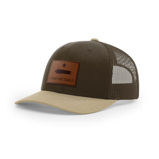 Come And Take It Cannon Trucker Hat - Brown | Ballistic Republic™