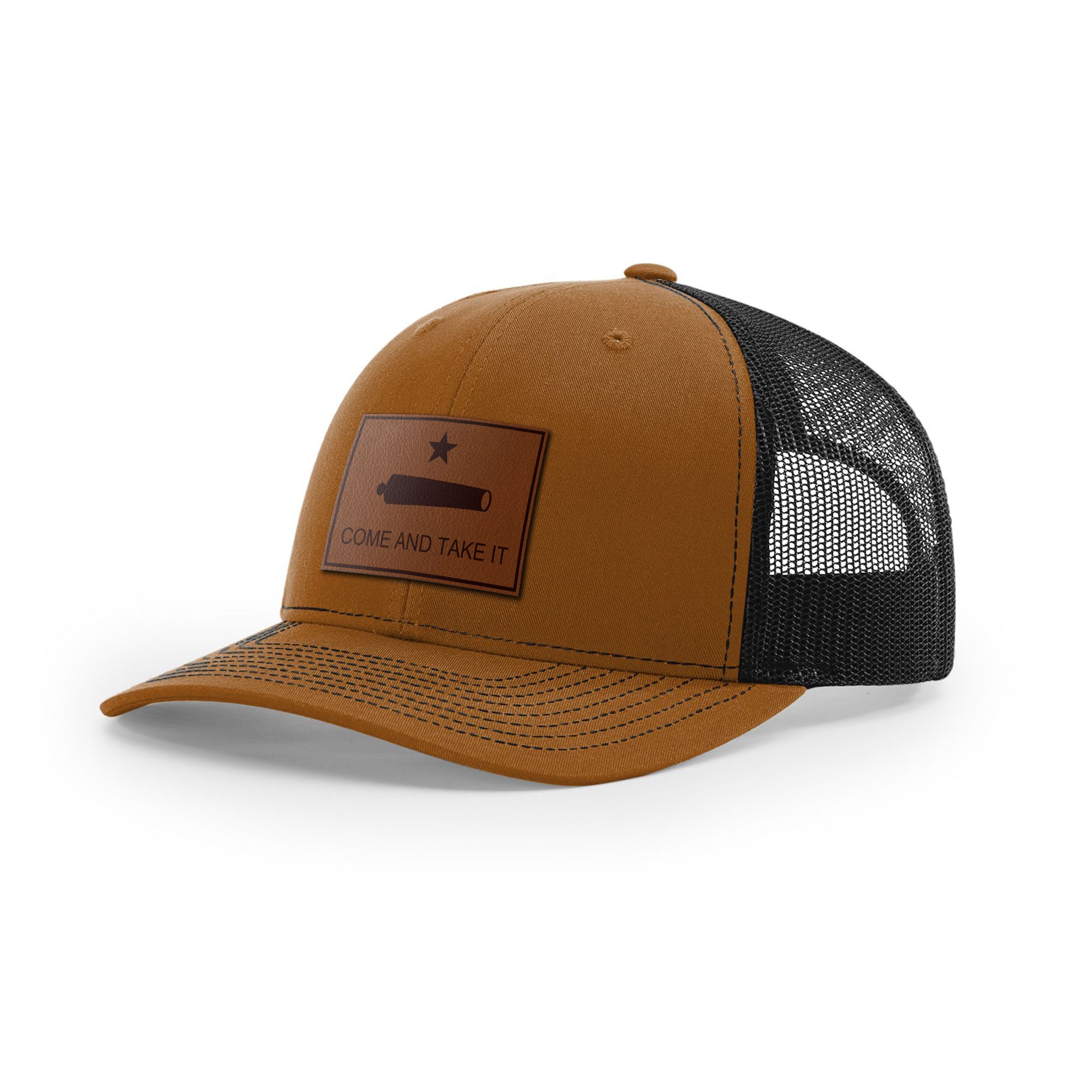 Come And Take It Cannon Trucker Hat - Brown | Ballistic Republic™