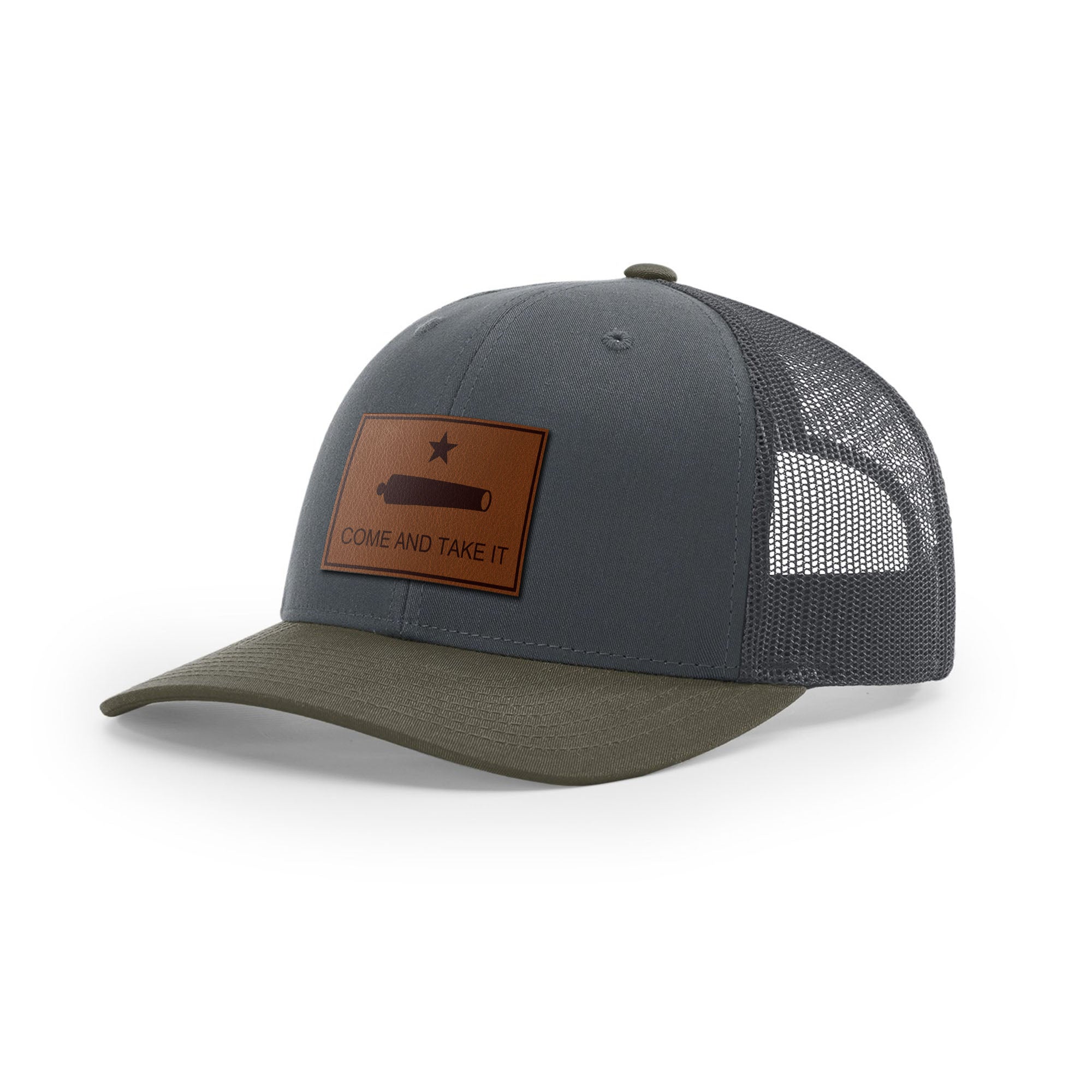 Come And Take It Cannon Trucker Hat - Brown | Ballistic Republic™