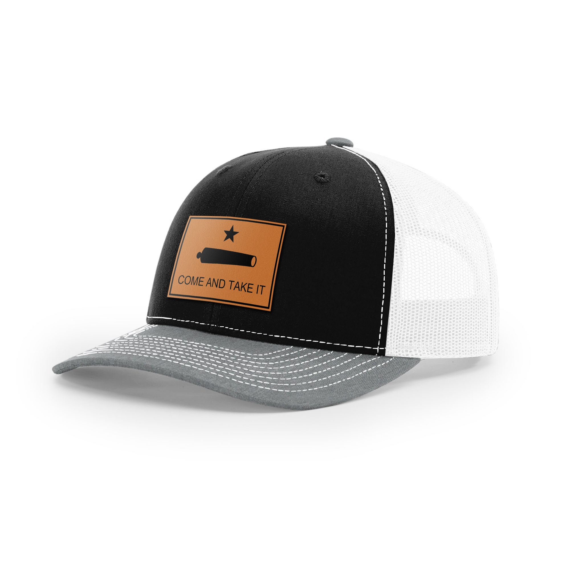 Come And Take It Cannon Trucker Hat - Tan