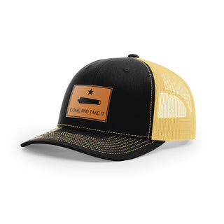 Come And Take It Cannon Trucker Hat - Tan