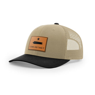 Come And Take It Cannon Trucker Hat - Tan