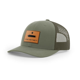 Come And Take It Cannon Trucker Hat - Tan