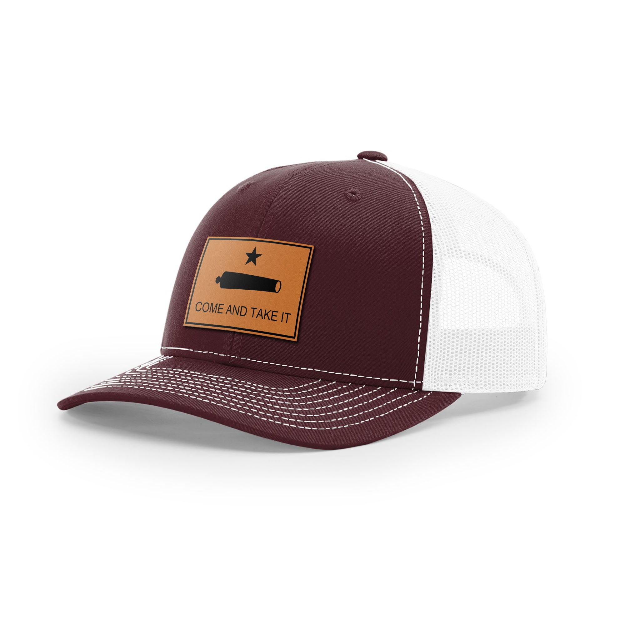 Come And Take It Cannon Trucker Hat - Tan