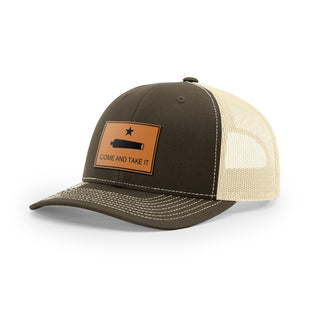 Come And Take It Cannon Trucker Hat - Tan