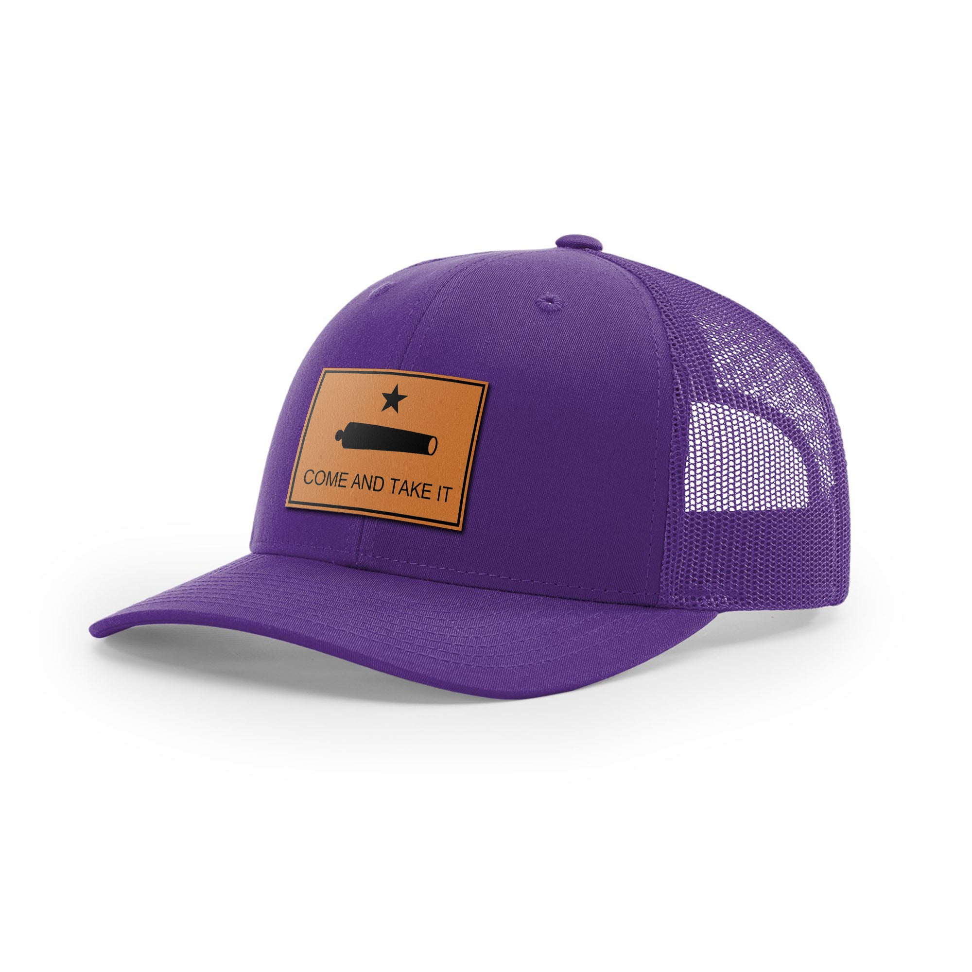 Come And Take It Cannon Trucker Hat - Tan