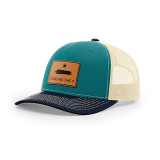Come And Take It Cannon Trucker Hat - Tan