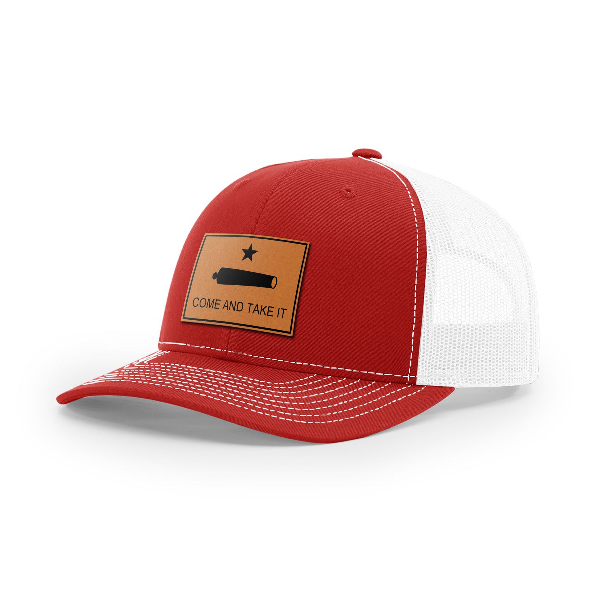 Come And Take It Cannon Trucker Hat - Tan