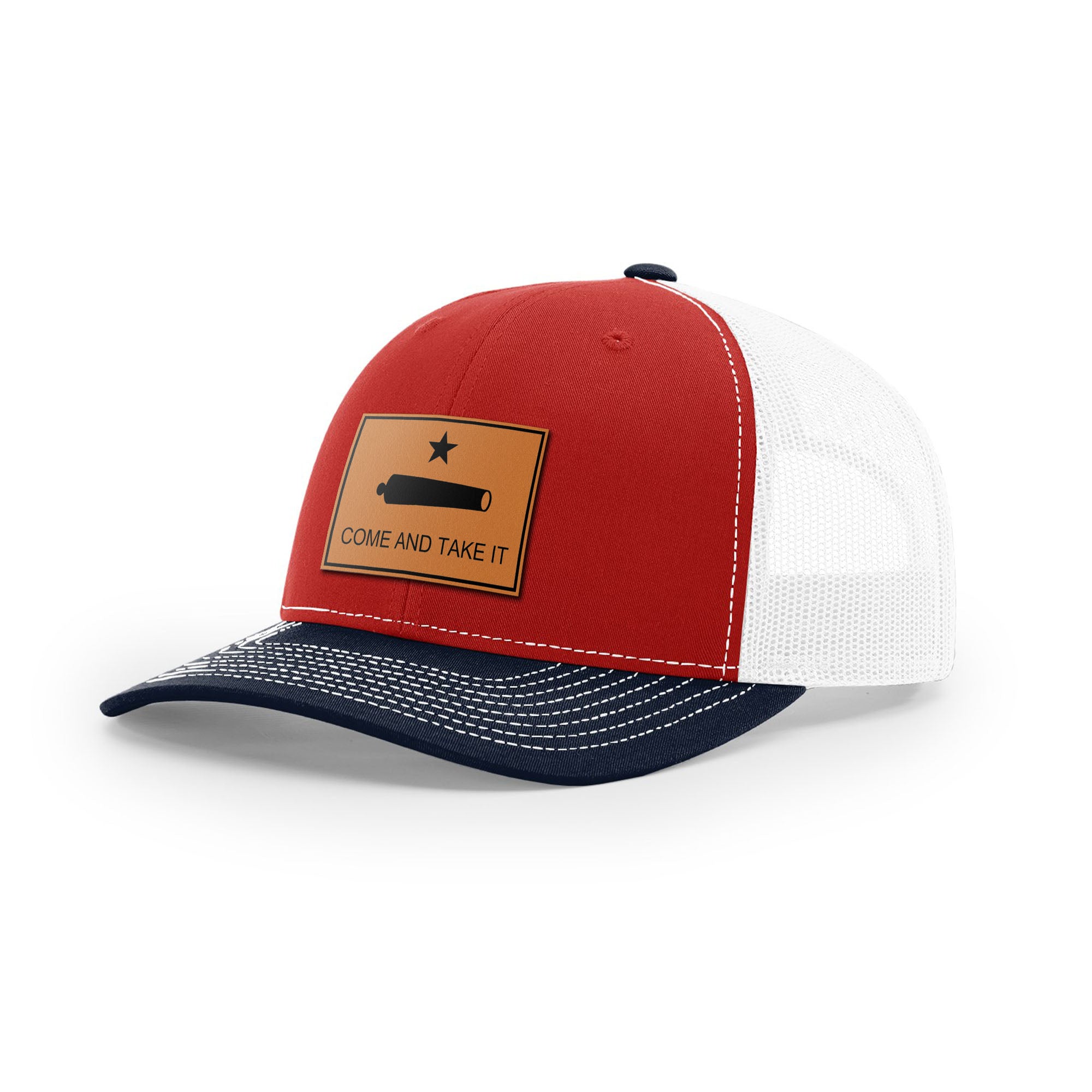 Come And Take It Cannon Trucker Hat - Tan