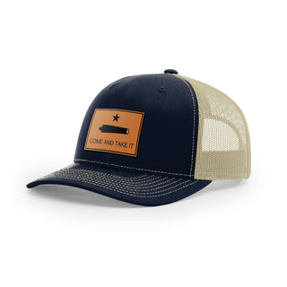 Come And Take It Cannon Trucker Hat - Tan