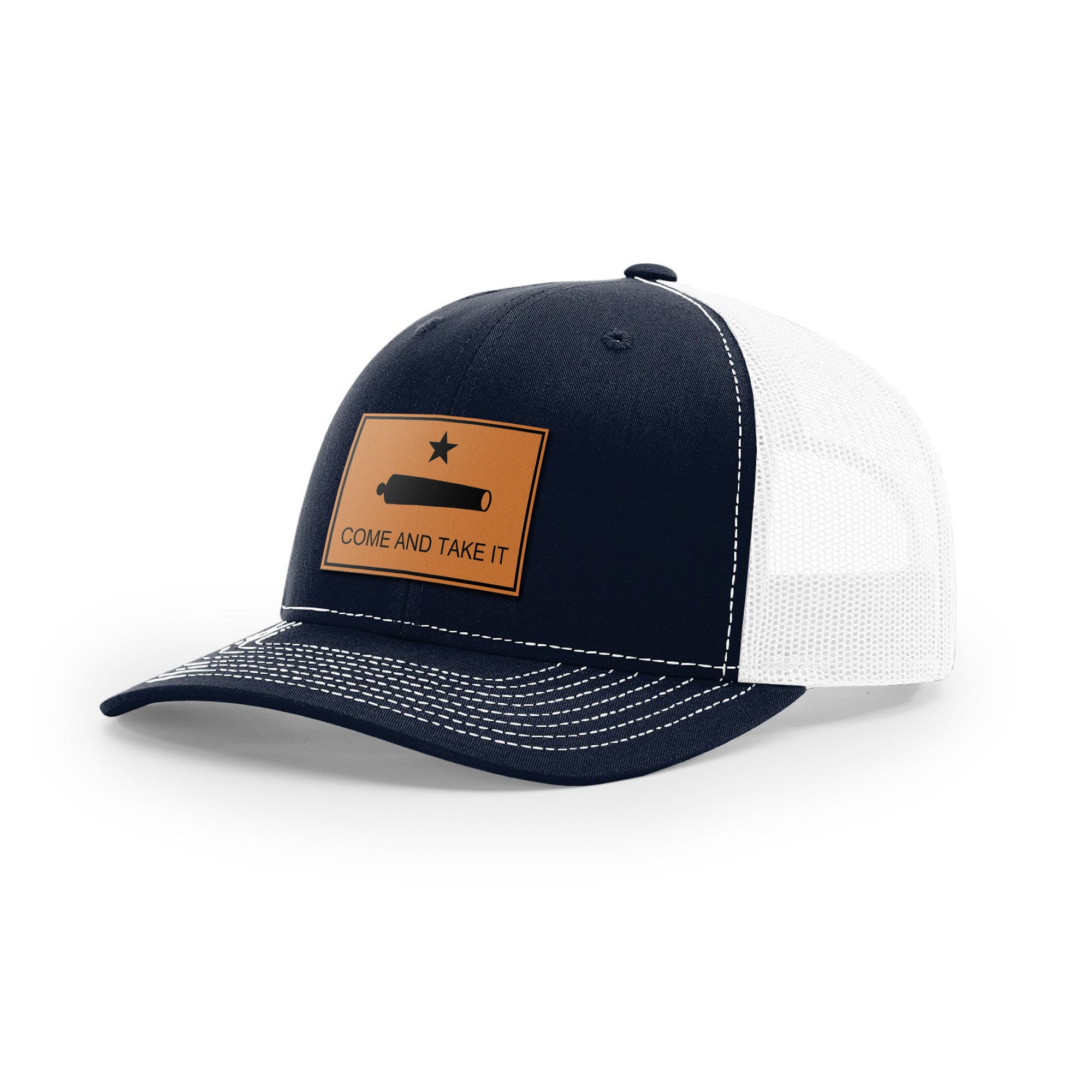Come And Take It Cannon Trucker Hat - Tan