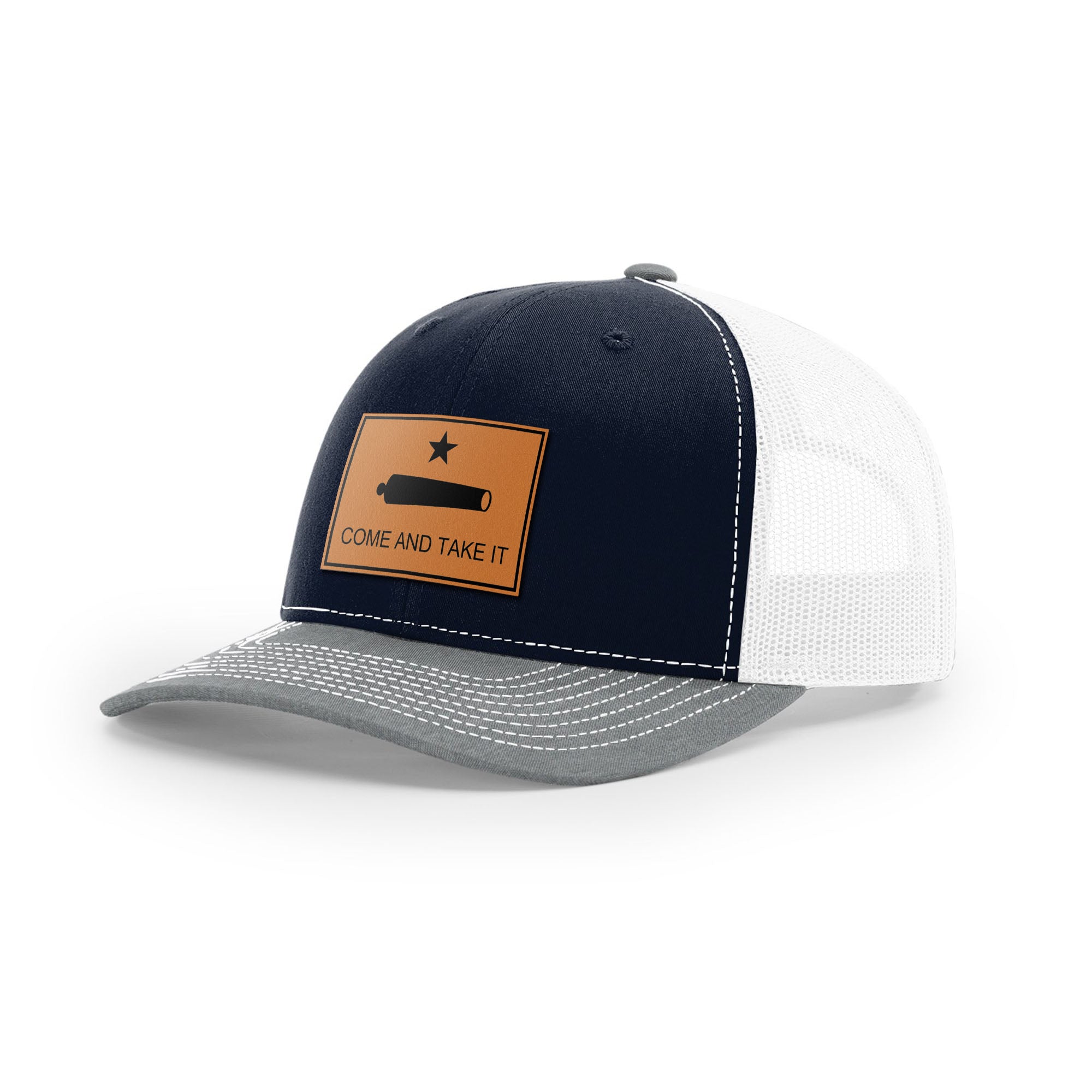 Come And Take It Cannon Trucker Hat - Tan