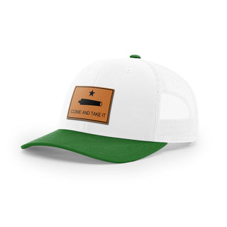 Come And Take It Cannon Trucker Hat - Tan