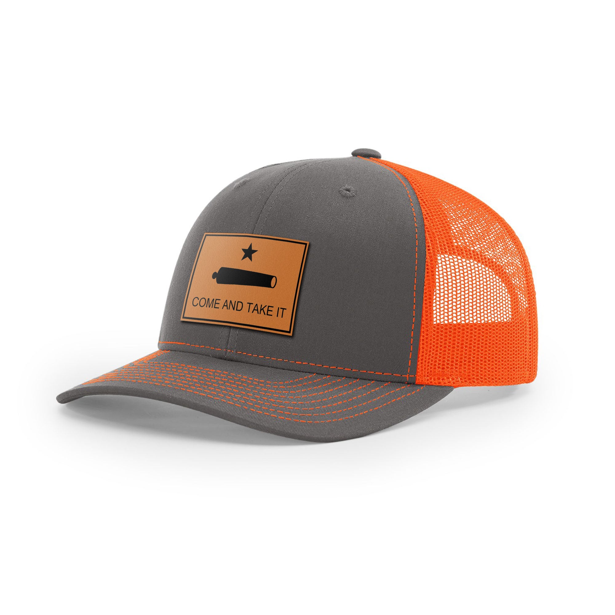 Come And Take It Cannon Trucker Hat - Tan