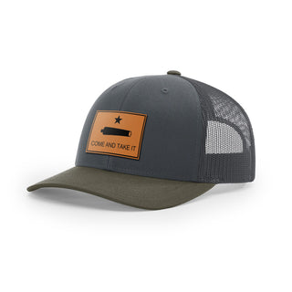 Come And Take It Cannon Trucker Hat - Tan