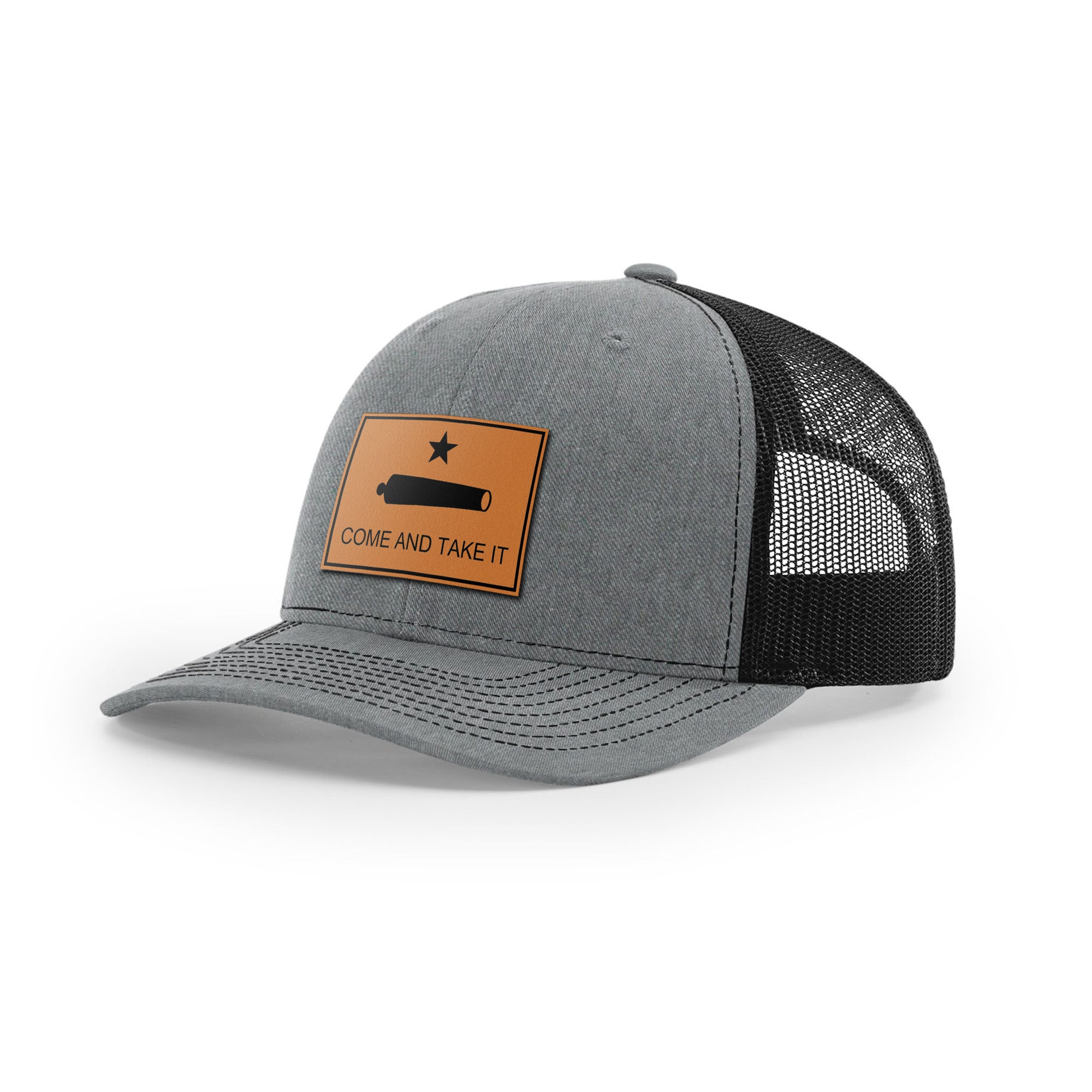 Come And Take It Cannon Trucker Hat - Tan