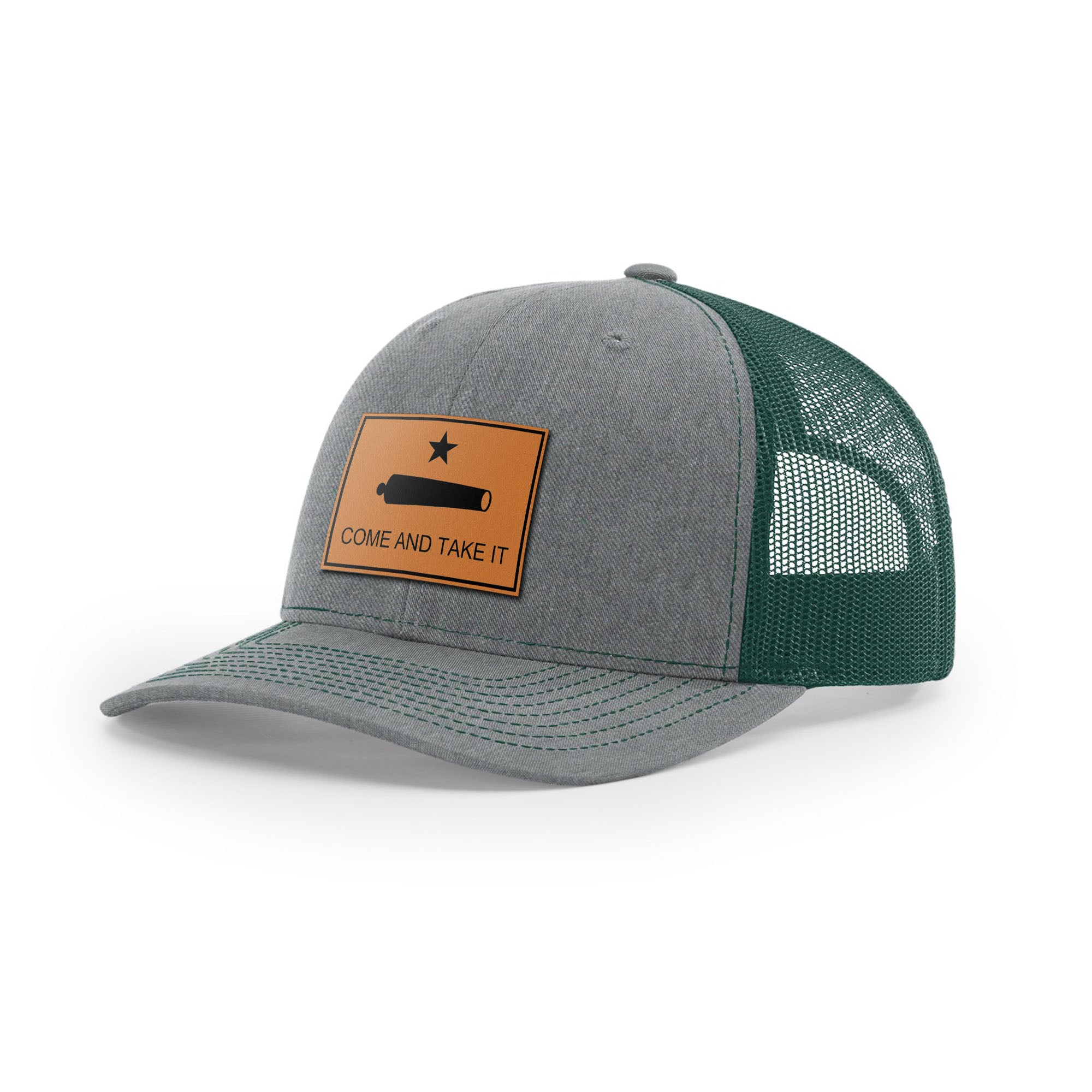 Come And Take It Cannon Trucker Hat - Tan