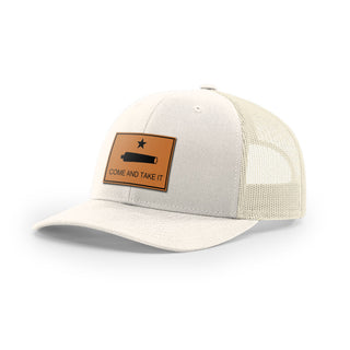 Come And Take It Cannon Trucker Hat - Tan