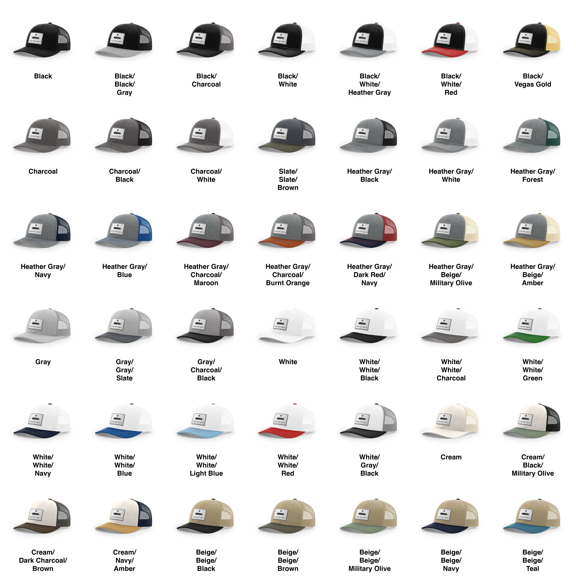 Come And Take It Cannon Trucker Hat - White | Ballistic Republic™