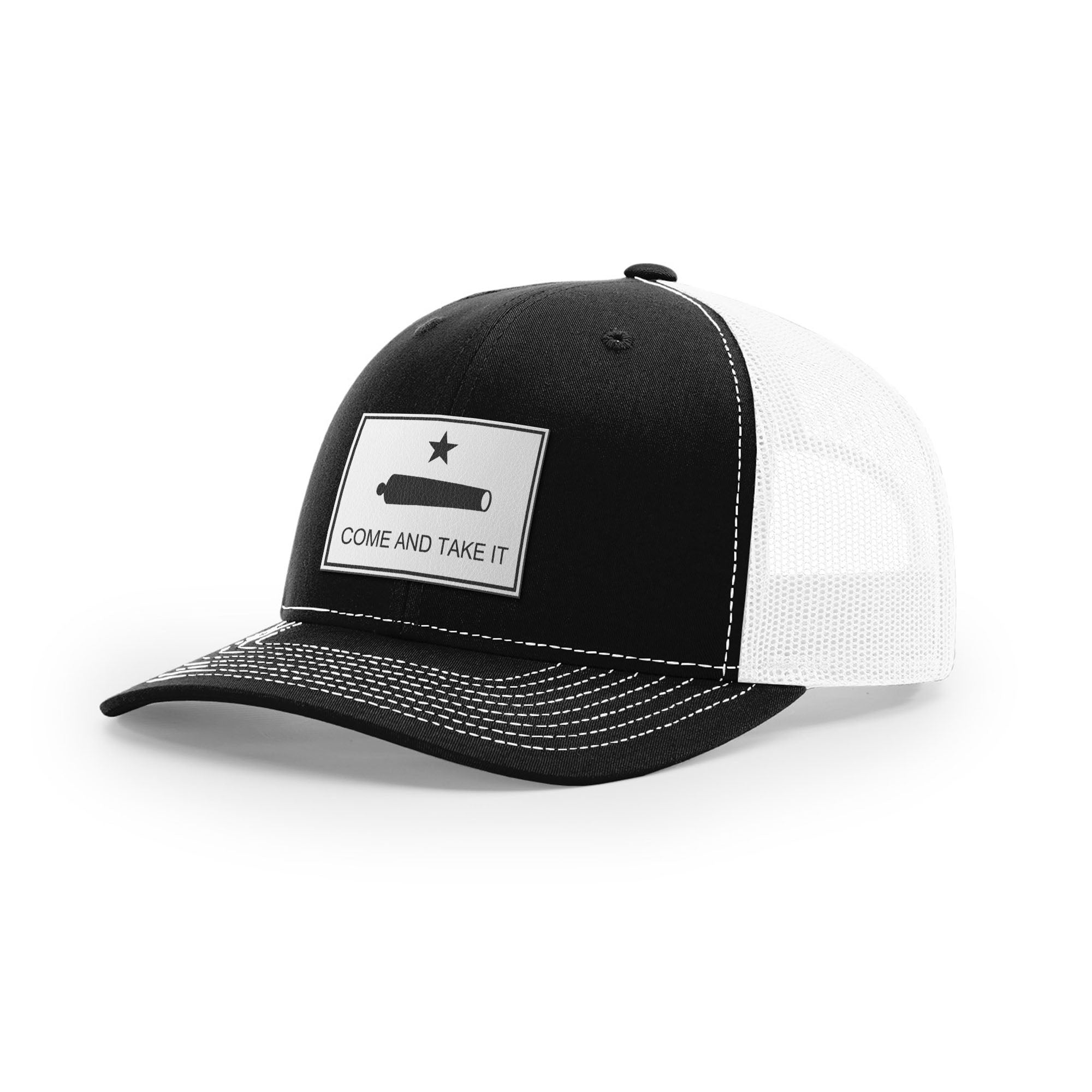 Come And Take It Cannon Trucker Hat - White | Ballistic Republic™