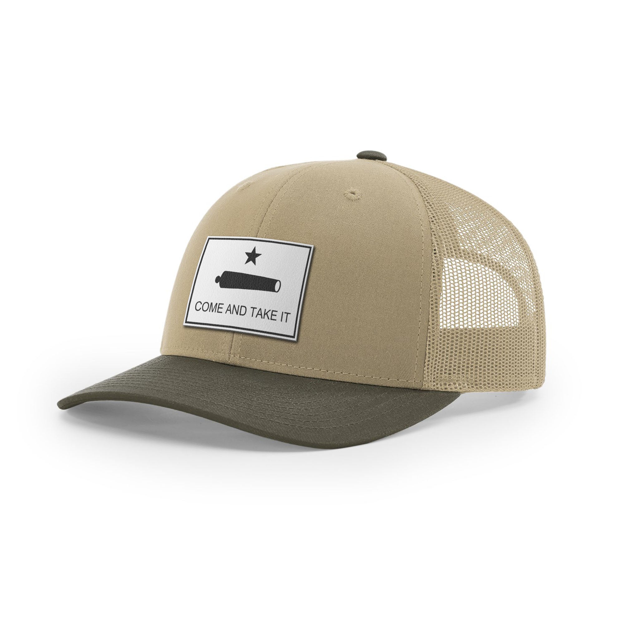 Come And Take It Cannon Trucker Hat - White | Ballistic Republic™