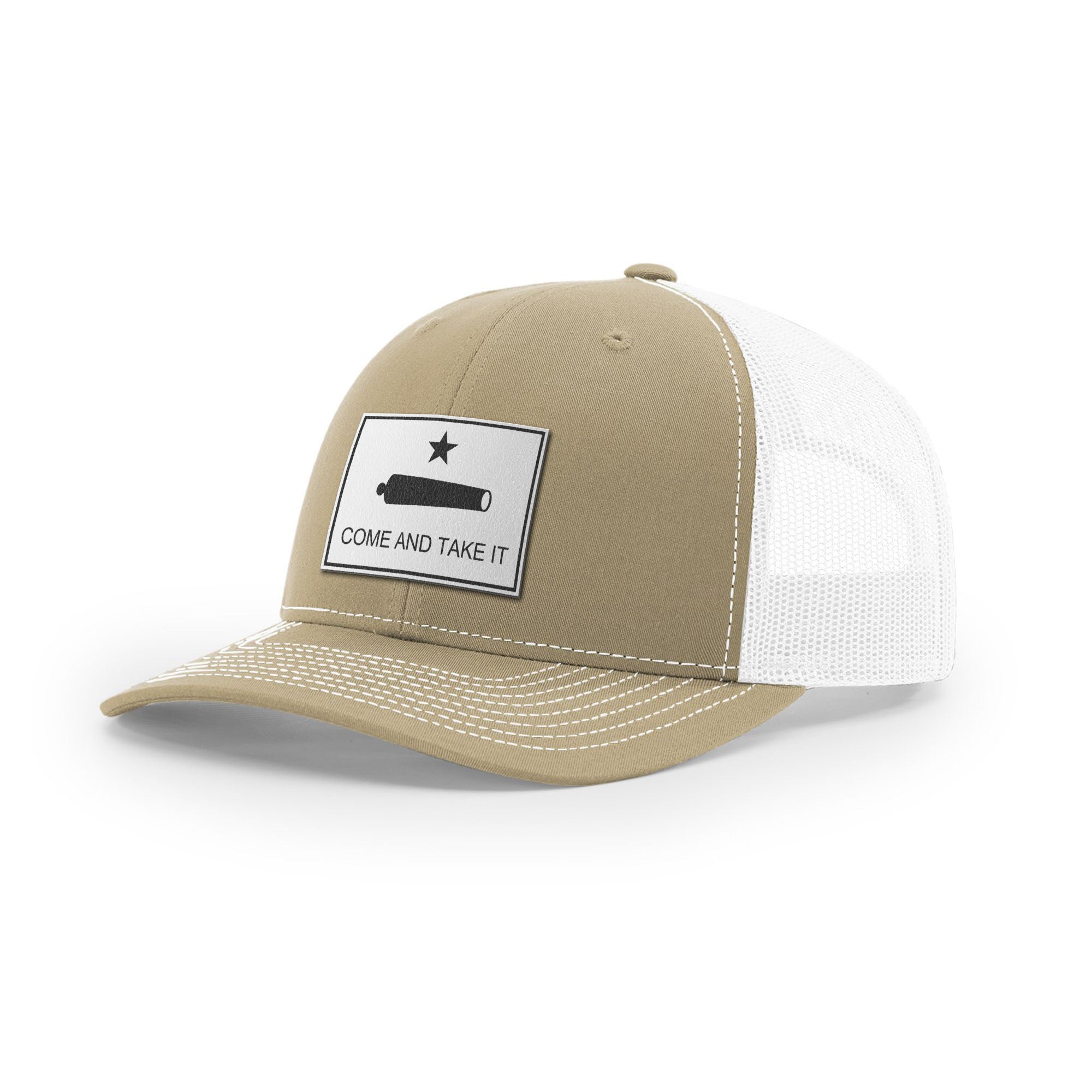 Come And Take It Cannon Trucker Hat - White | Ballistic Republic™