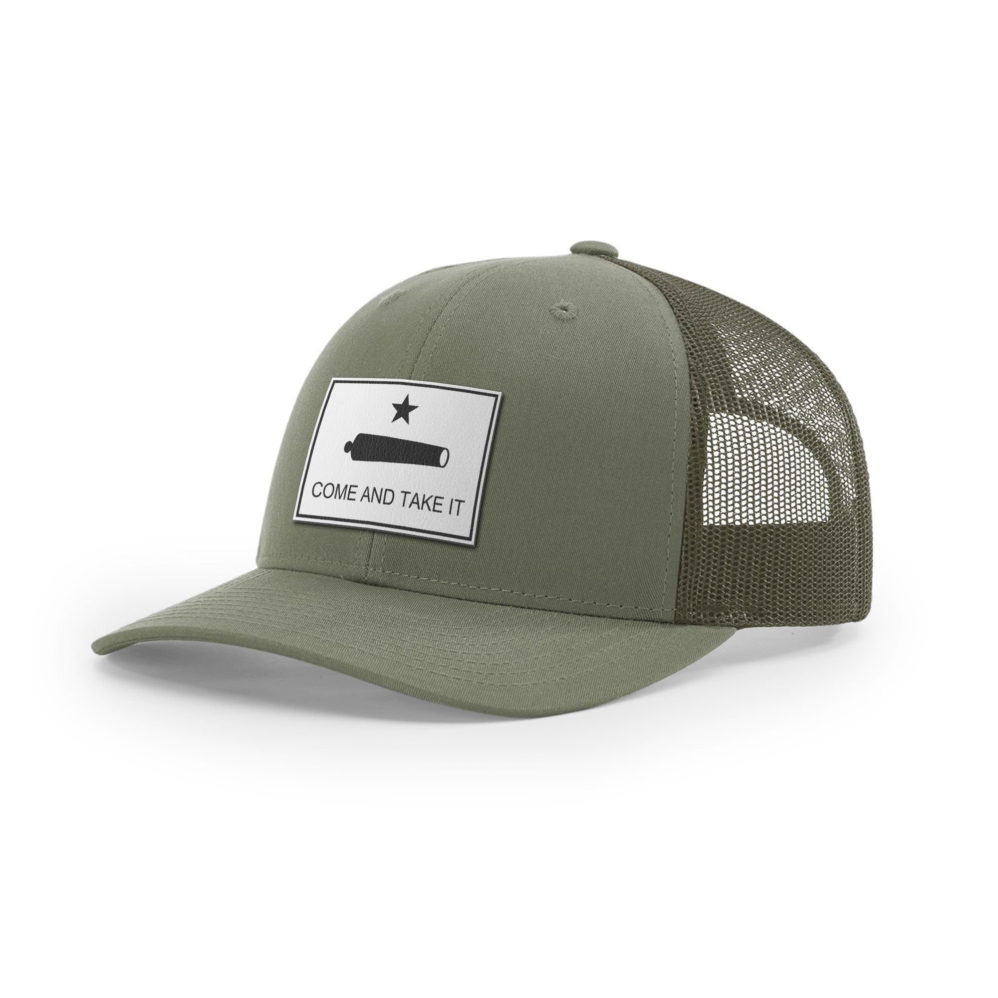 Come And Take It Cannon Trucker Hat - White | Ballistic Republic™
