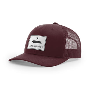 Come And Take It Cannon Trucker Hat - White | Ballistic Republic™