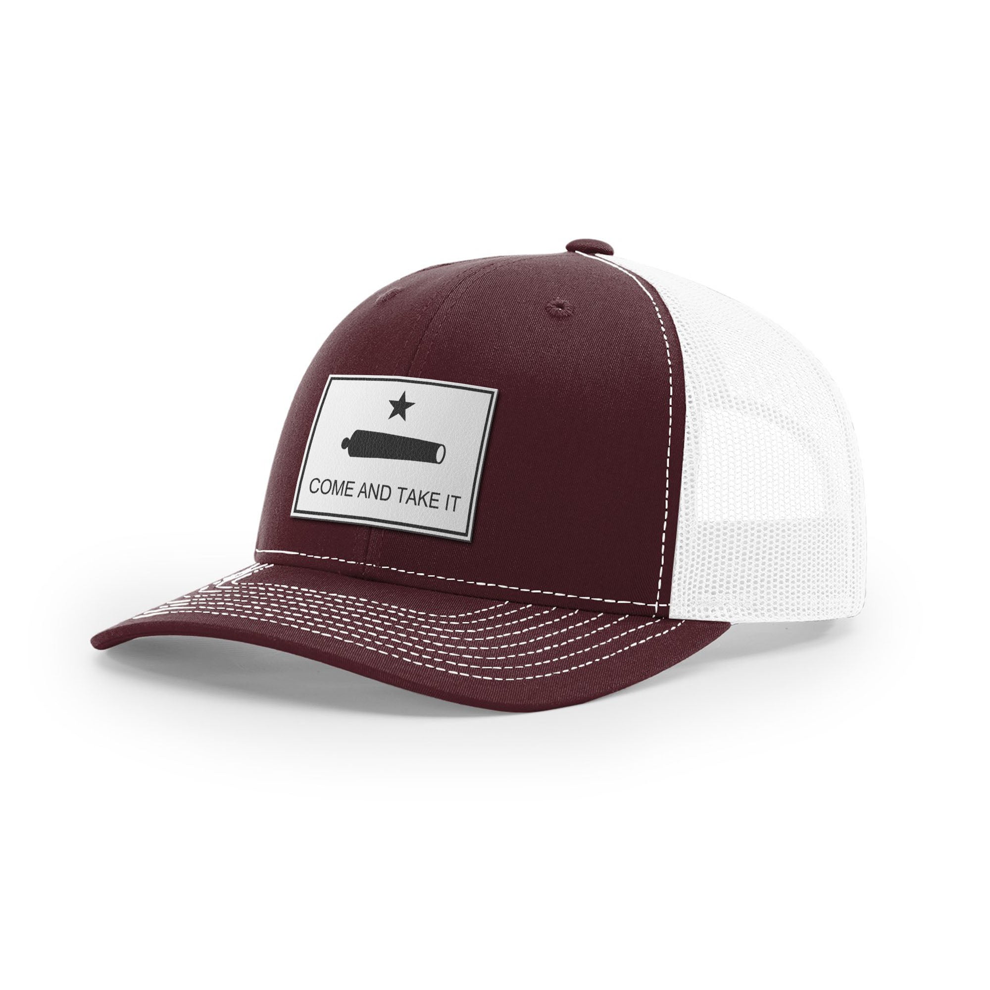 Come And Take It Cannon Trucker Hat - White | Ballistic Republic™