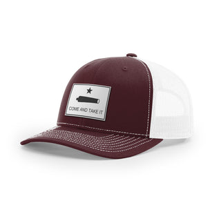 Come And Take It Cannon Trucker Hat - White | Ballistic Republic™