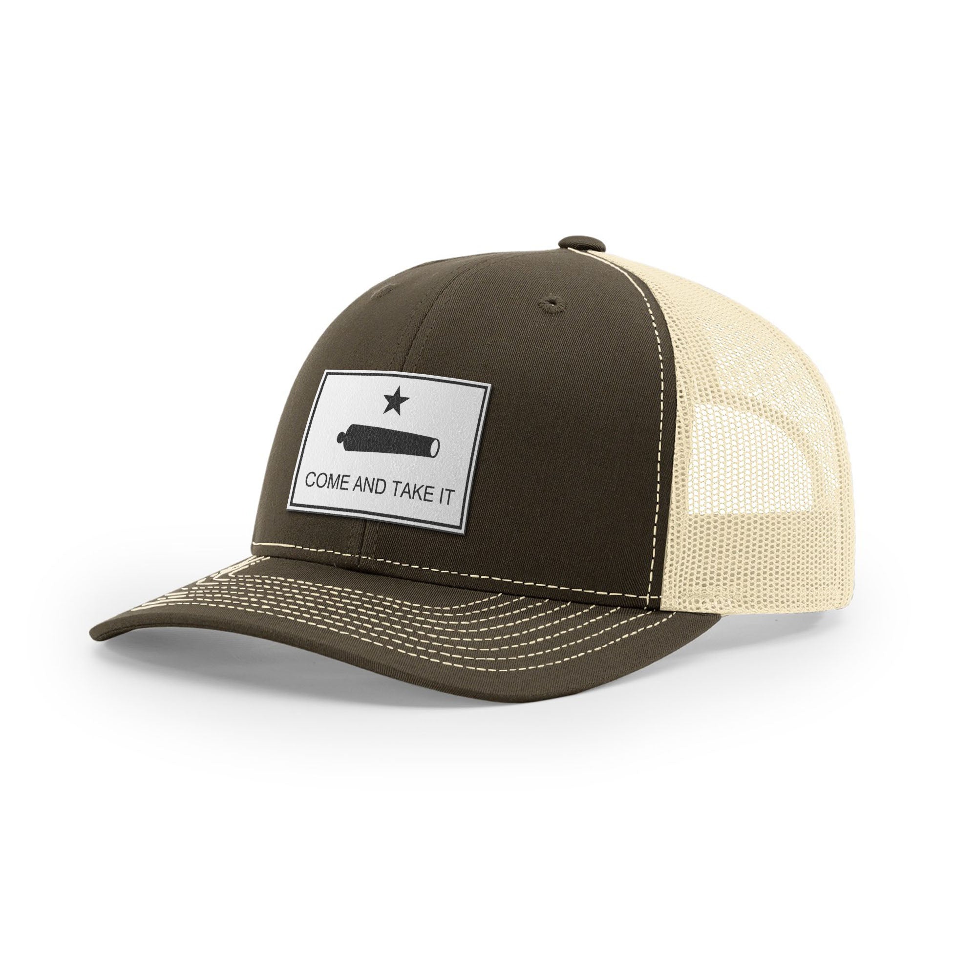 Come And Take It Cannon Trucker Hat - White | Ballistic Republic™