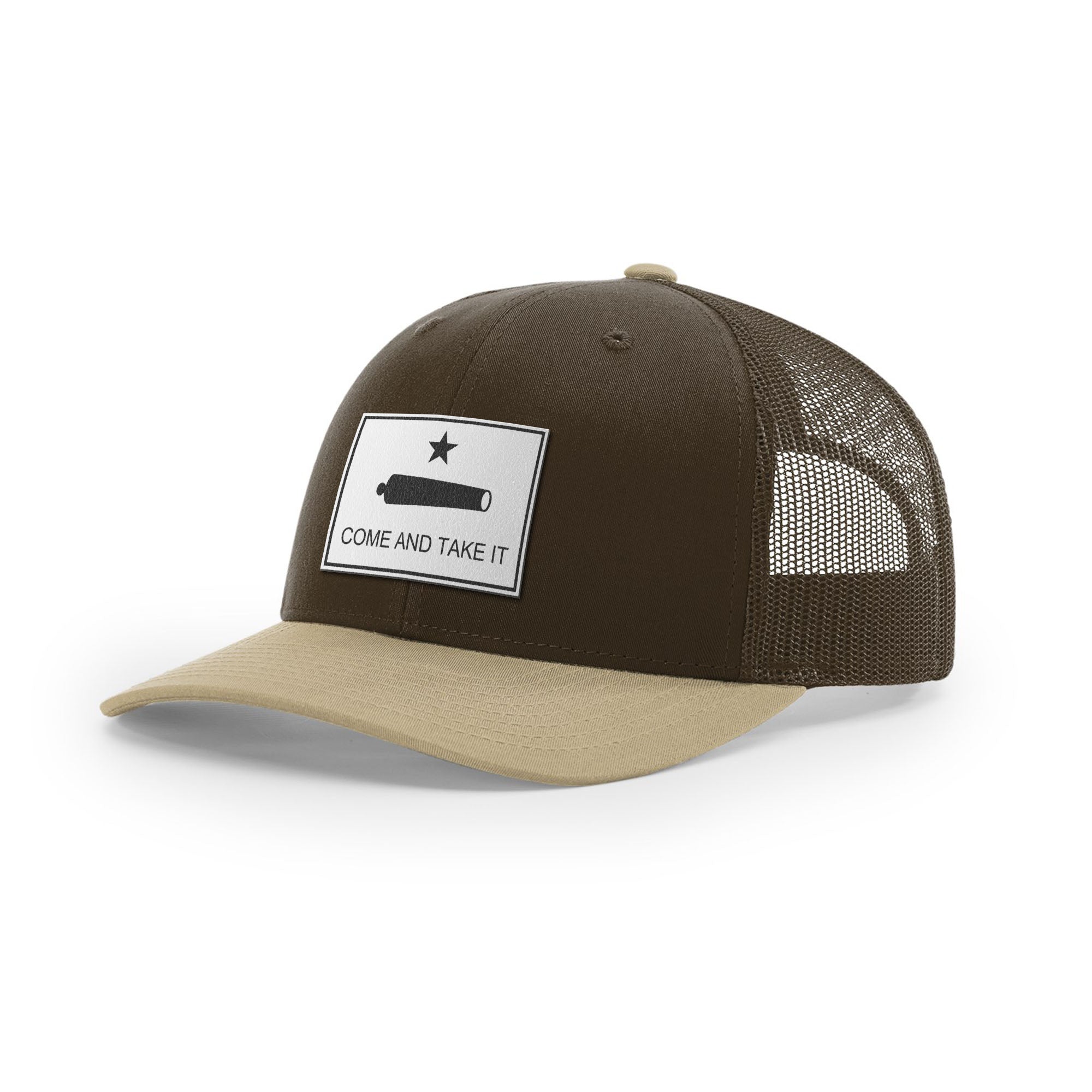 Come And Take It Cannon Trucker Hat - White | Ballistic Republic™