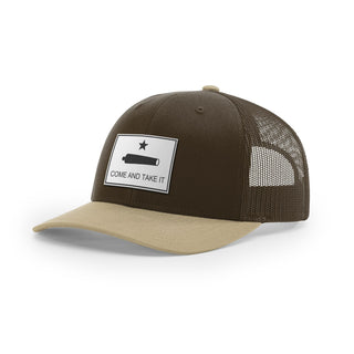 Come And Take It Cannon Trucker Hat - White | Ballistic Republic™