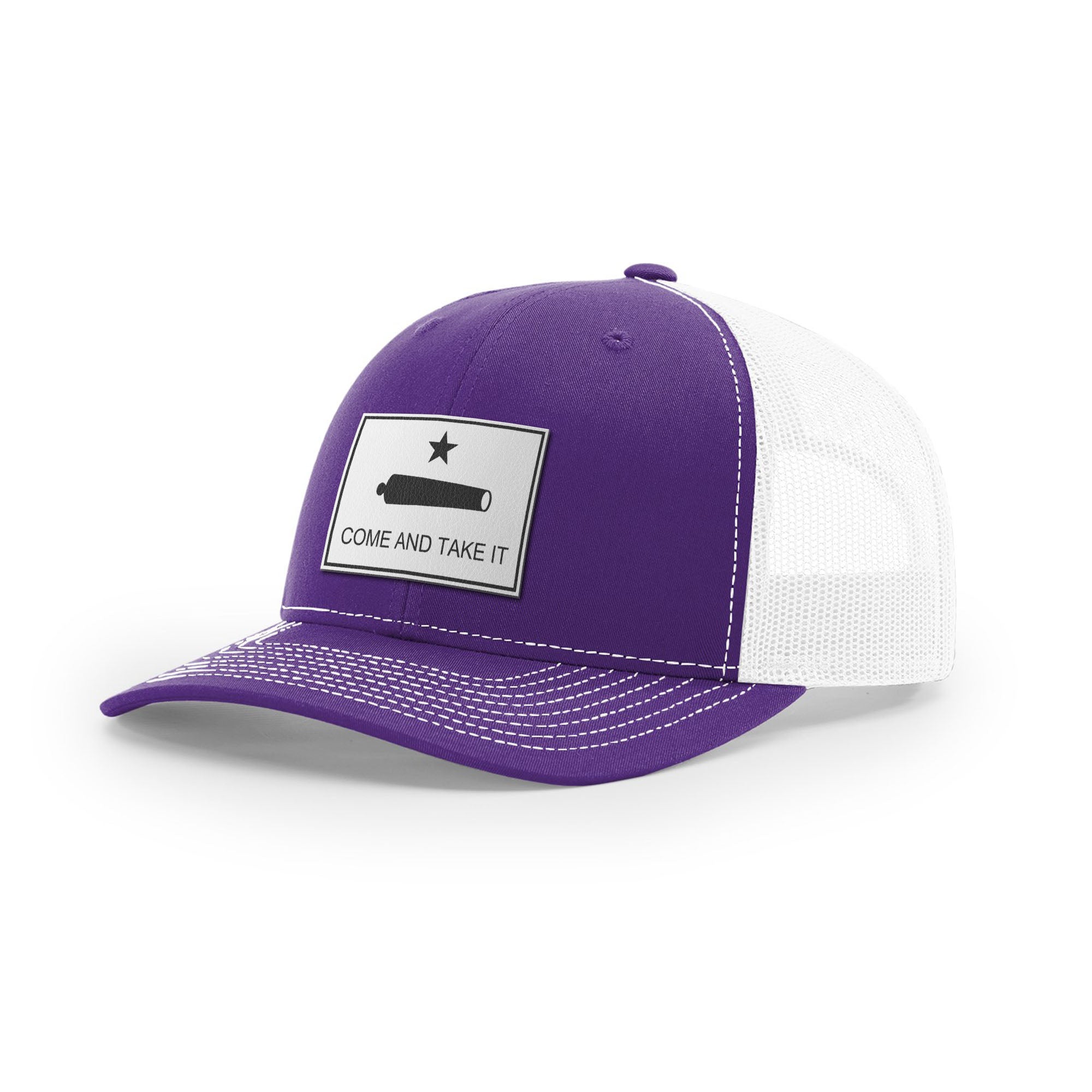 Come And Take It Cannon Trucker Hat - White | Ballistic Republic™