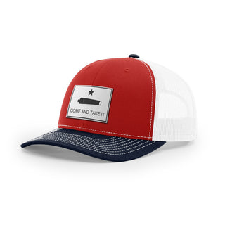 Come And Take It Cannon Trucker Hat - White | Ballistic Republic™