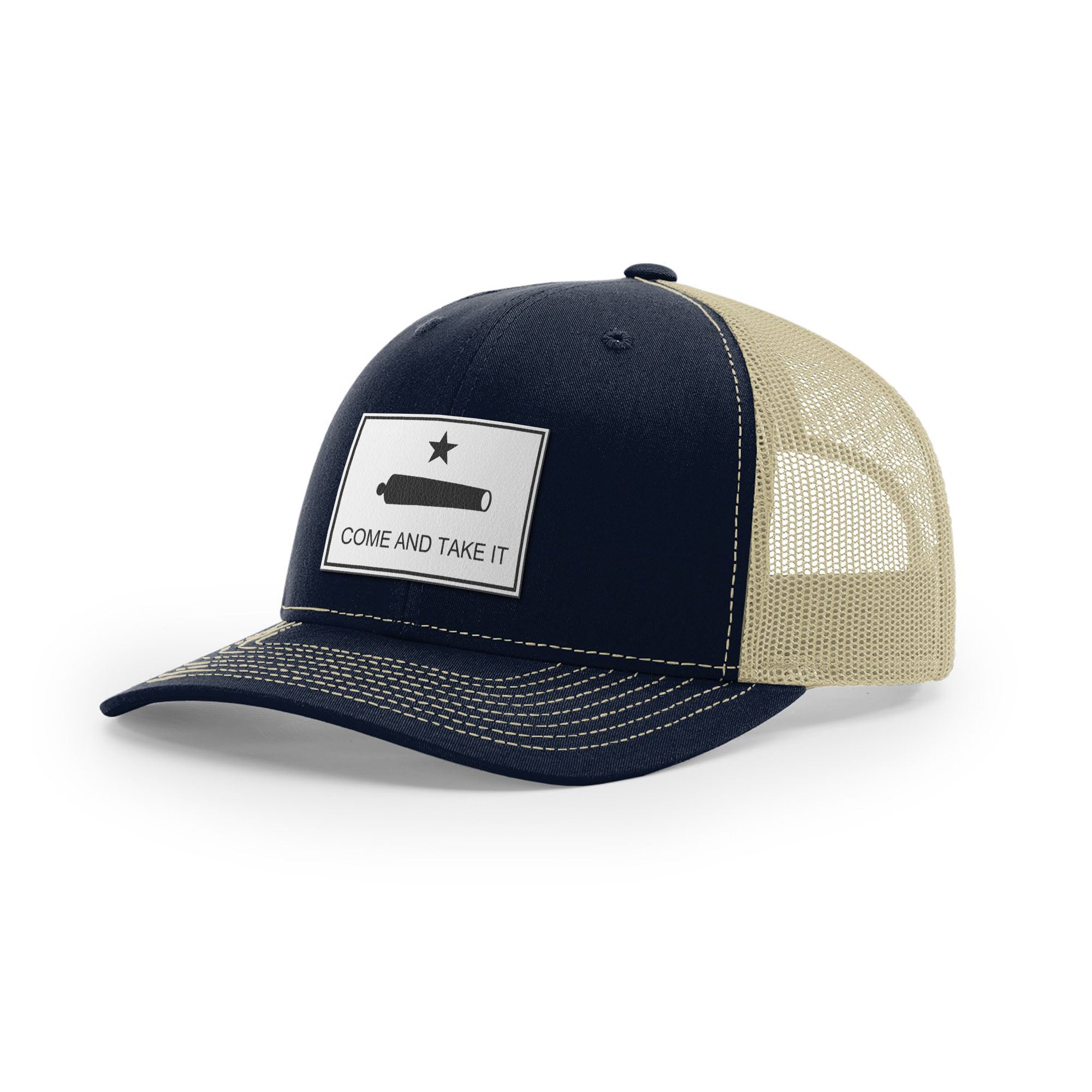 Come And Take It Cannon Trucker Hat - White | Ballistic Republic™