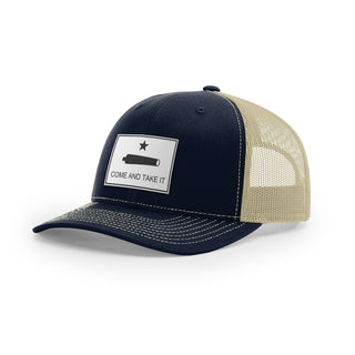 Come And Take It Cannon Trucker Hat - White | Ballistic Republic™