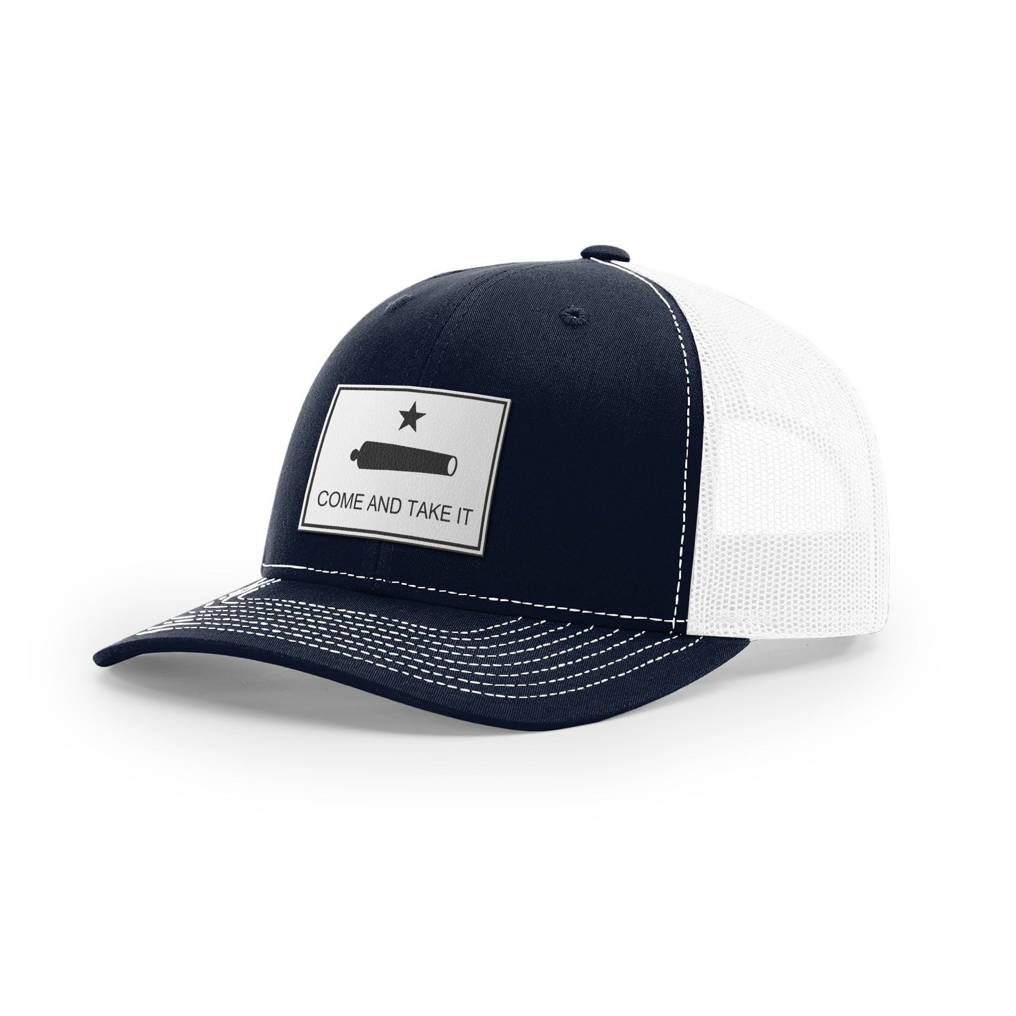 Come And Take It Cannon Trucker Hat - White | Ballistic Republic™