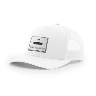 Come And Take It Cannon Trucker Hat - White | Ballistic Republic™