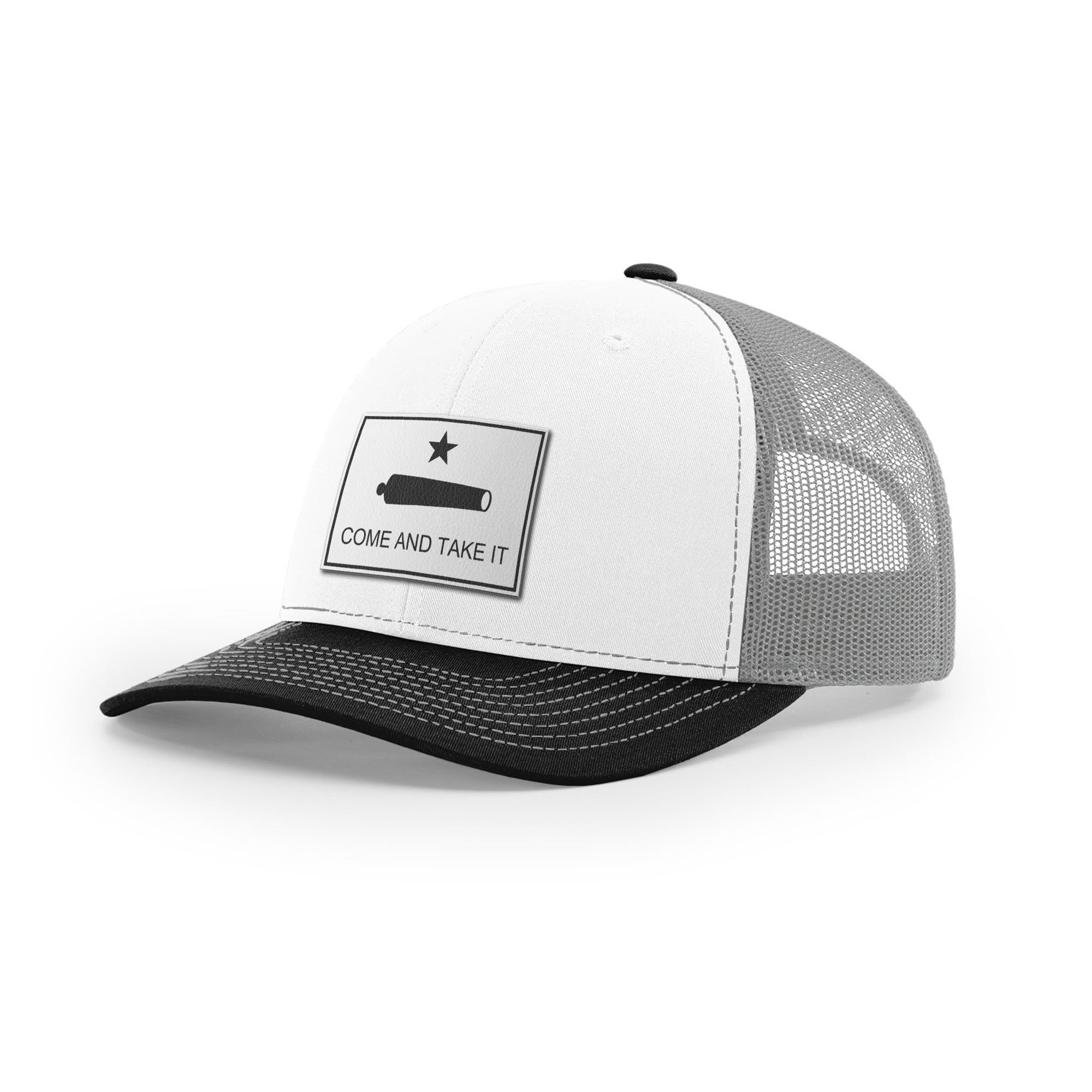 Come And Take It Cannon Trucker Hat - White | Ballistic Republic™