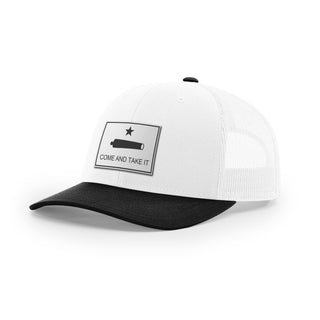 Come And Take It Cannon Trucker Hat - White | Ballistic Republic™
