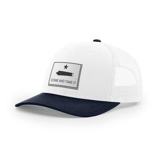 Come And Take It Cannon Trucker Hat - White | Ballistic Republic™