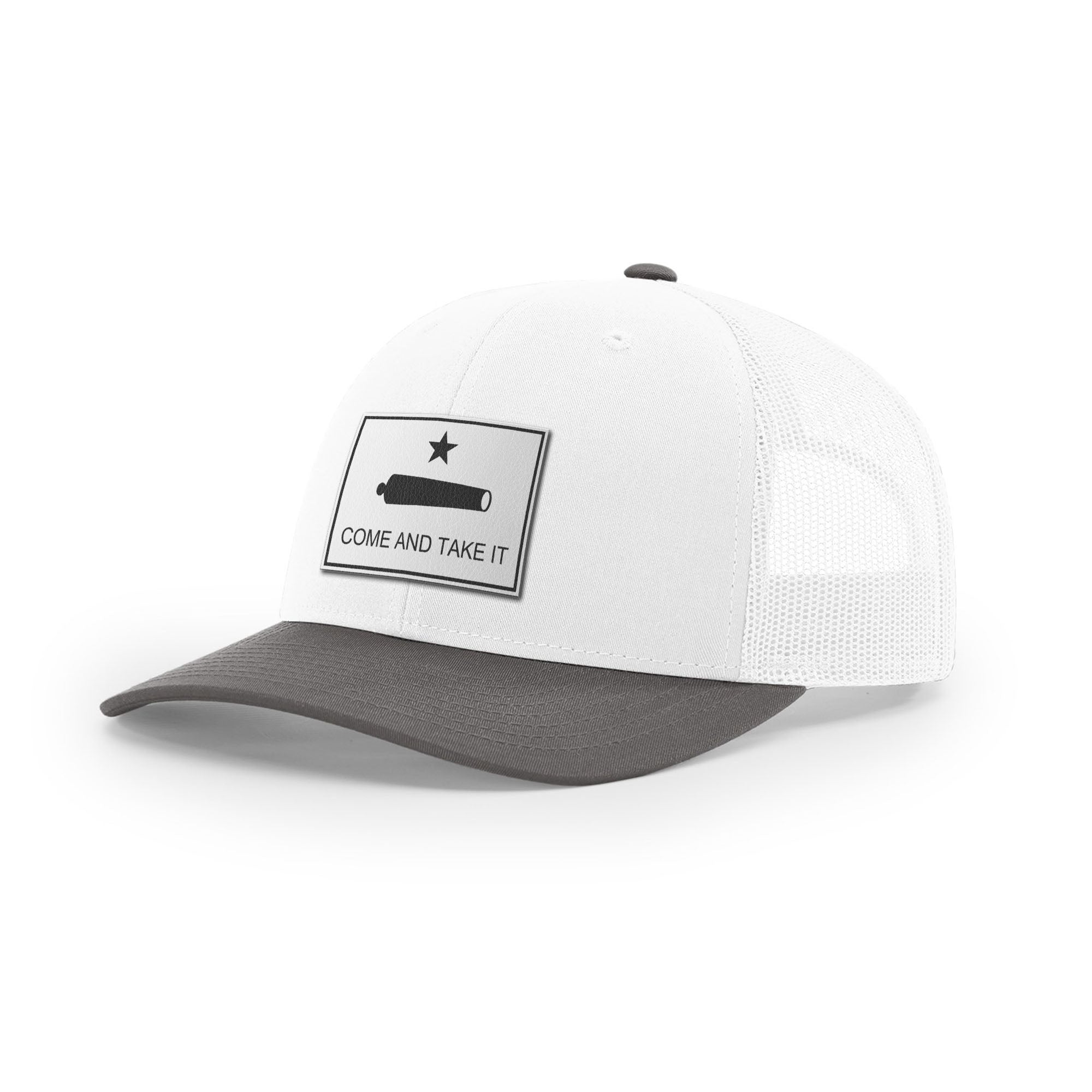 Come And Take It Cannon Trucker Hat - White | Ballistic Republic™